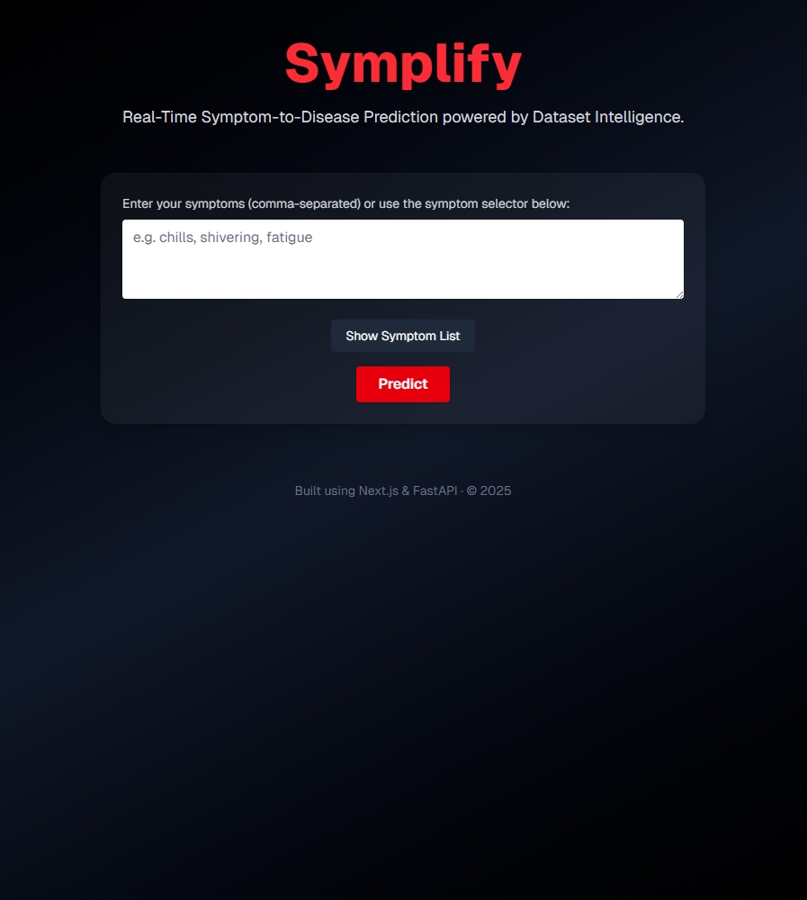 Symplify Screenshot